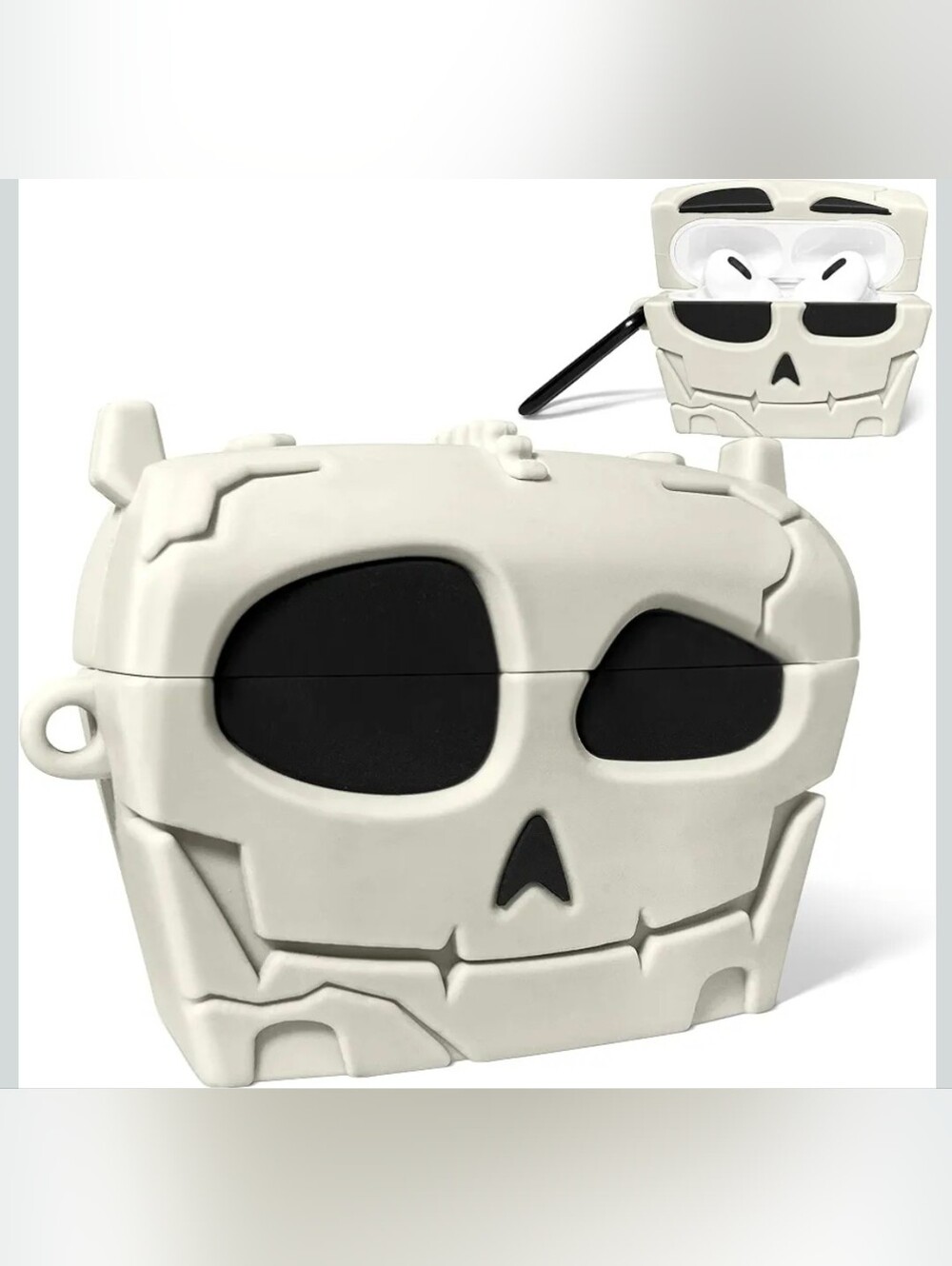 Buewutiry 3D Skull Airpods Pro 2 Case